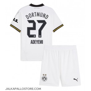 Borussia Dortmund Karim Adeyemi #27 Kolmaspaita Lapsille 2024-25 Lyhythihainen (+ shortsit)